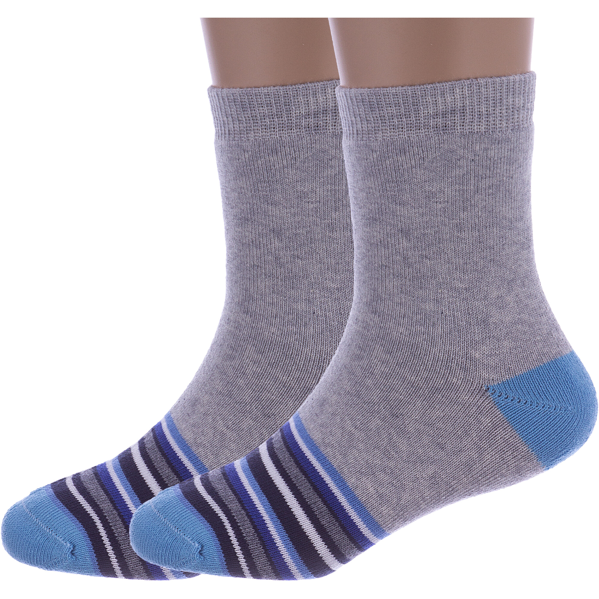 

Носки детские Rusocks 2-Д3-33492, светло-серые меланж, 18-20, Серый, 2-Д3-33492