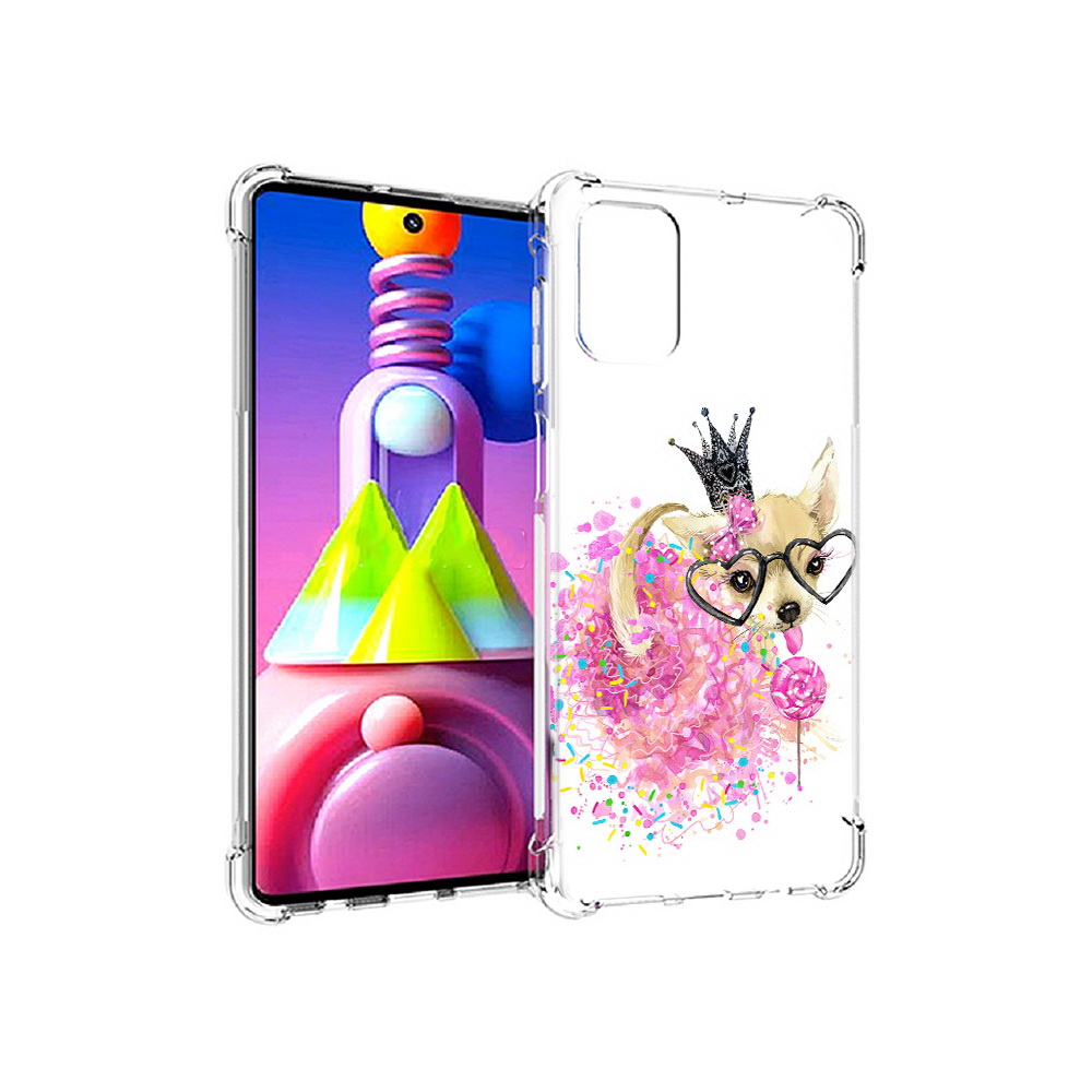

Чехол MyPads Tocco для Samsung Galaxy M51 сладкая принцесса (PT156838.490.606), Прозрачный, Tocco