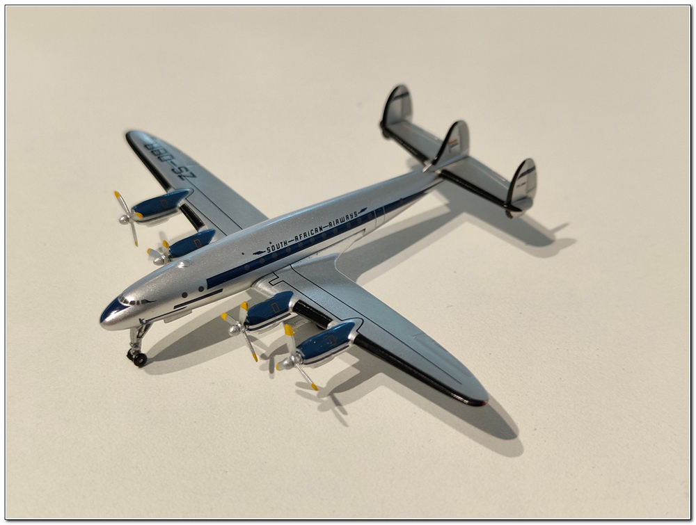 Lockheed L-749 south african airways zs-dbr limited 480 pcs (длина 7,25 см)