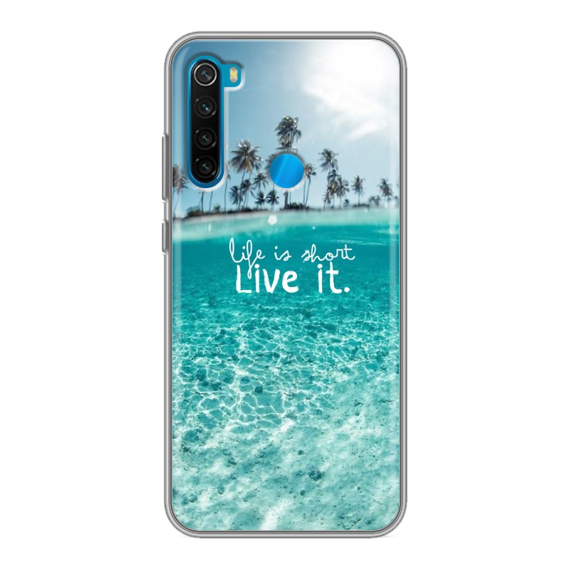 

Чехол для Xiaomi RedMi Note 8 с рисунком и защитой камеры, 70705