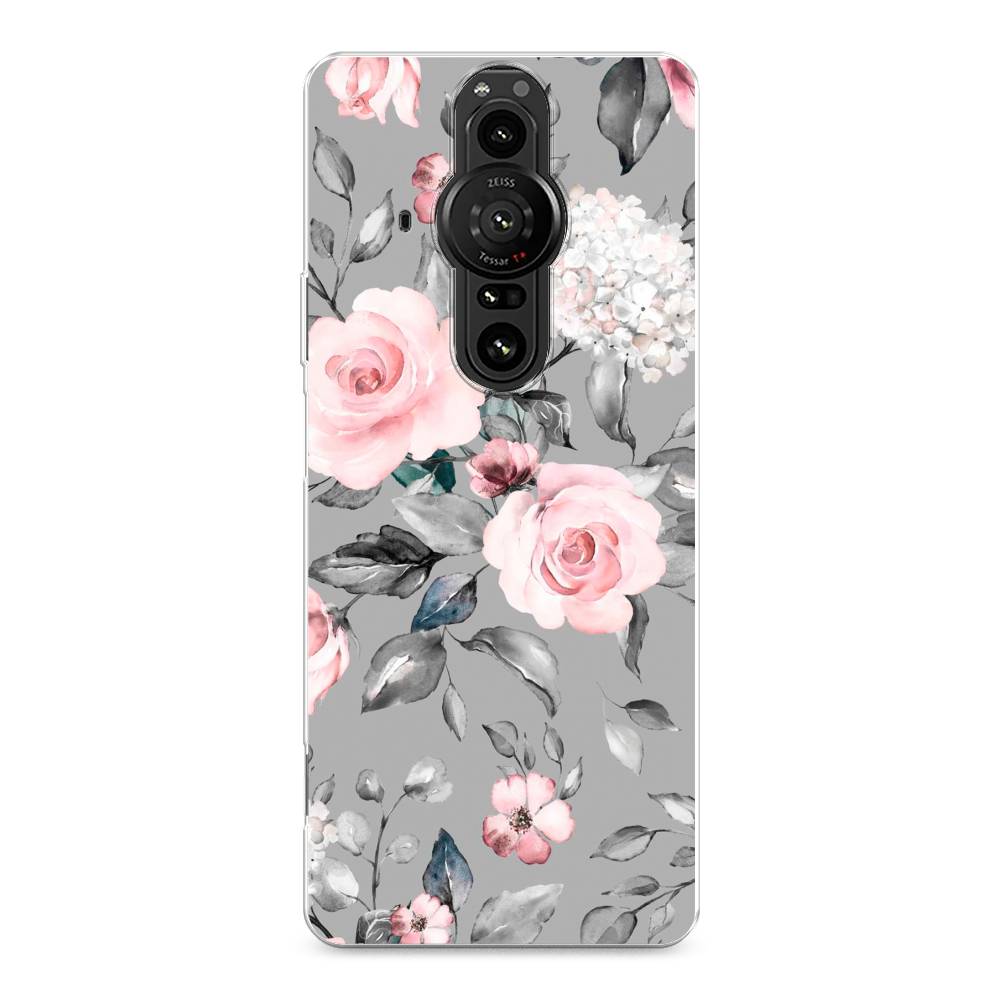 

Чехол Awog "Розы на сером" для Sony Xperia Pro-I, 55050-8