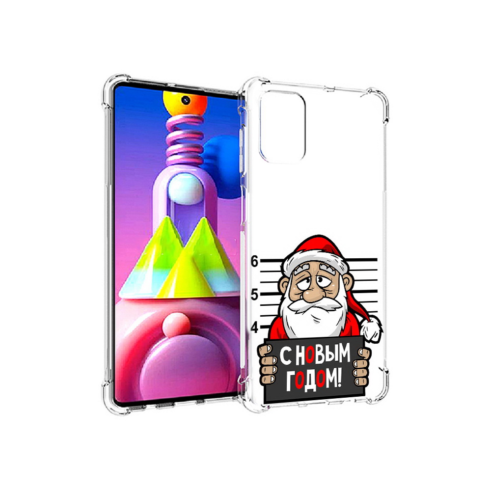 Чехол MyPads Tocco для Samsung Galaxy M51 ДМ с новым годом заключенный (PT156838.490.59)
