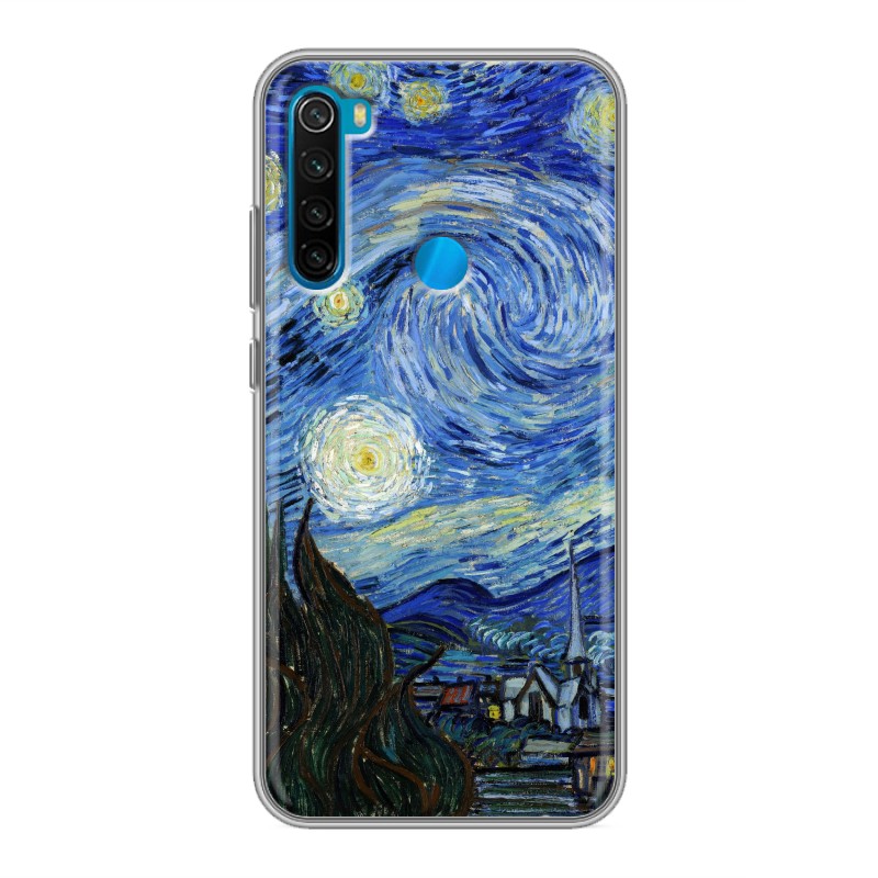 

Чехол для Xiaomi RedMi Note 8 с рисунком и защитой камеры, 70705