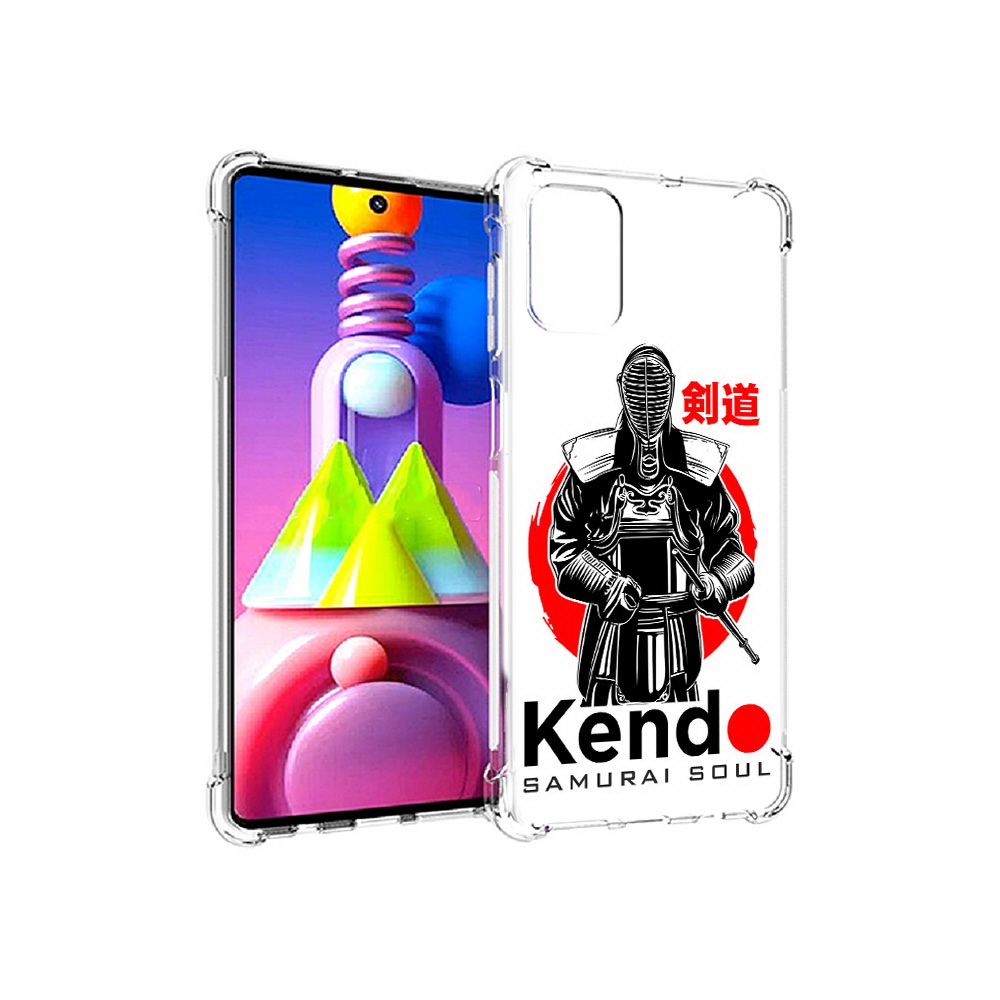 Чехол MyPads Tocco для Samsung Galaxy M51 рисованый самурай (PT156838.490.581)
