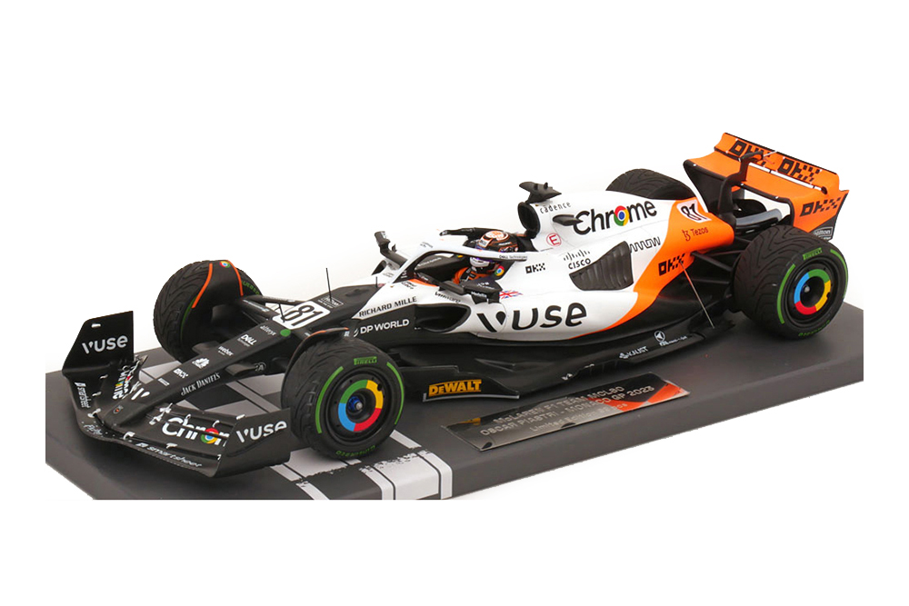 

Mclaren MCL60 team mclaren monaco gp 2023 oscar piastri #81 / макларен оскар пиастри гранп, Черный