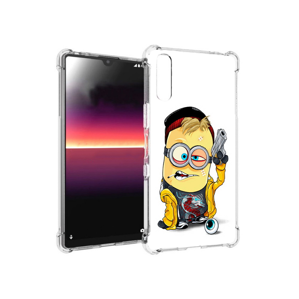 

Чехол MyPads Tocco для Sony Xperia L4 миньон бандит (PT227010.235.475), Прозрачный, Tocco
