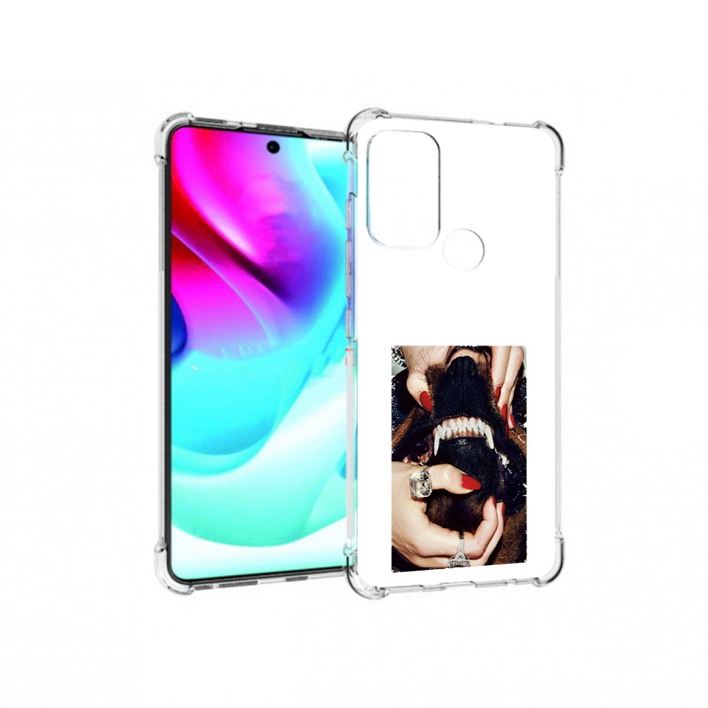 

Чехол MyPads Tocco для Motorola Moto G60S маникюр (PT227079.361.457), Прозрачный, Tocco