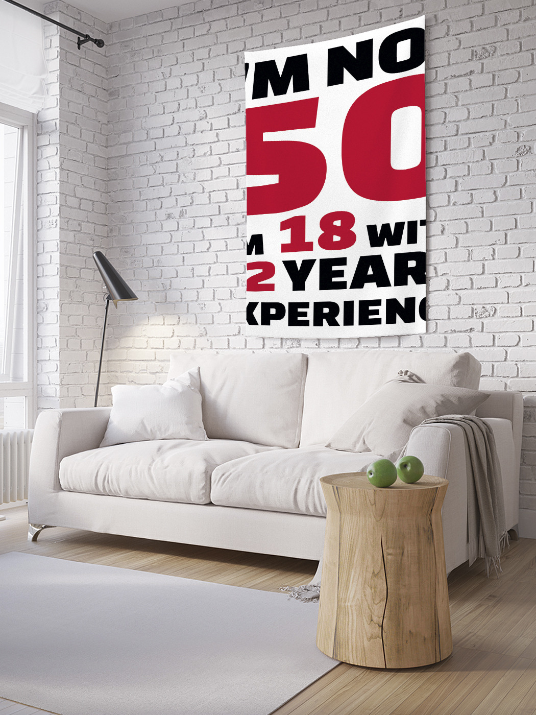 

Вертикальное фотопанно на стену JoyArty Мне не 50 лет 150x200 см, Мне не 50 лет