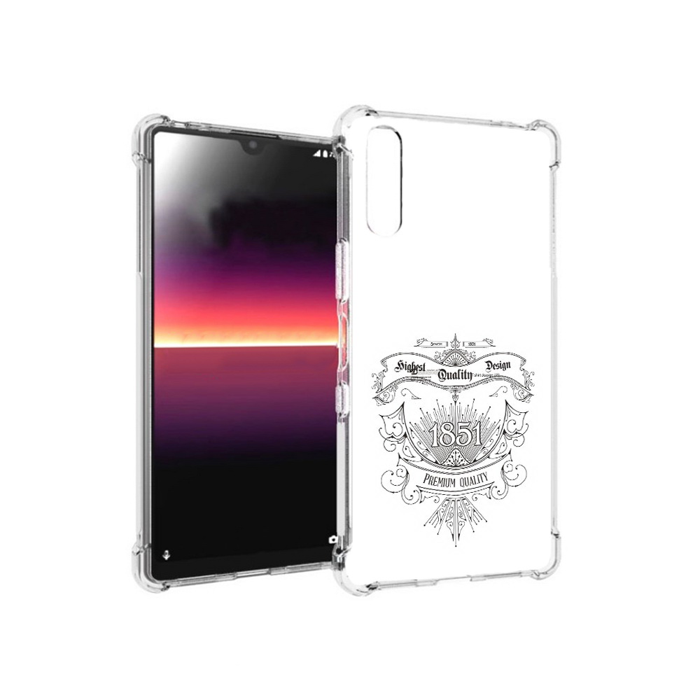 

Чехол MyPads Tocco для Sony Xperia L4 логотип 1851 год (PT227010.235.444), Прозрачный, Tocco