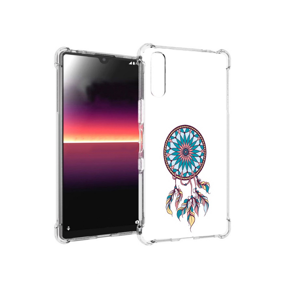 

Чехол MyPads Tocco для Sony Xperia L4 ловец снов синий (PT227010.235.443), Прозрачный, Tocco