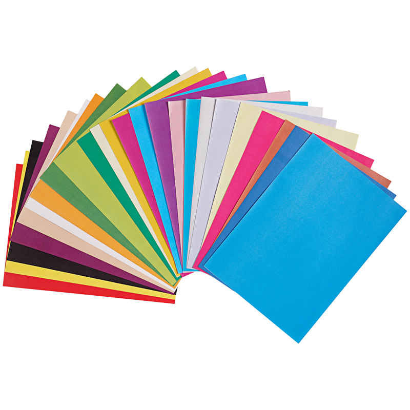 Бумага цветная мелованная Мульти-Пульти 24 листа 24 цвета А4 в папке БЦм24-24_31602 25 уп