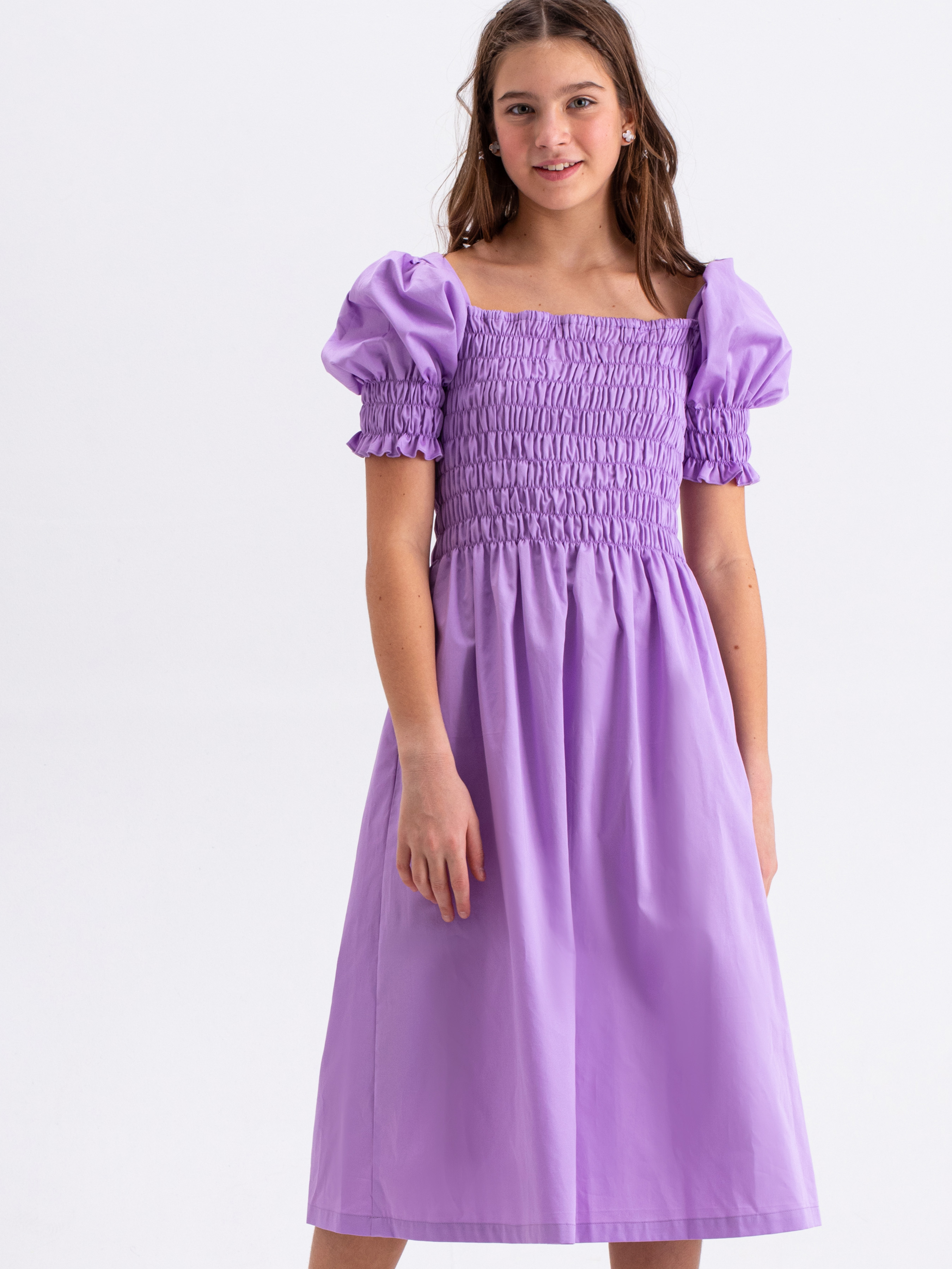Платье детское SMENA D649, Сиреневый, 152