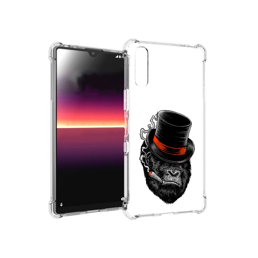 

Чехол MyPads Tocco для Sony Xperia L4 дизайнерская горилла (PT227010.235.431), Прозрачный, Tocco