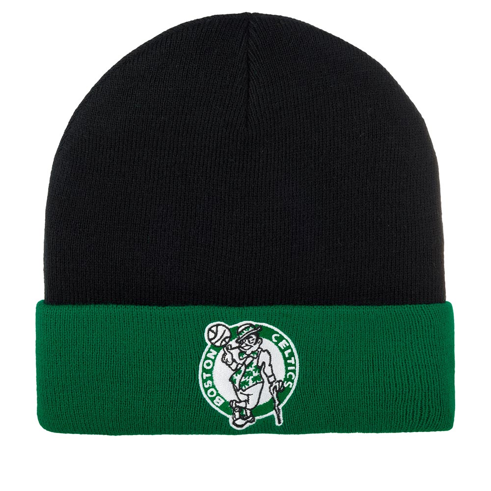 Шапка бини Mitchell&Ness MN-NBA-EU174-BOSCEL-BLK Boston Celtics NBA черная, one size