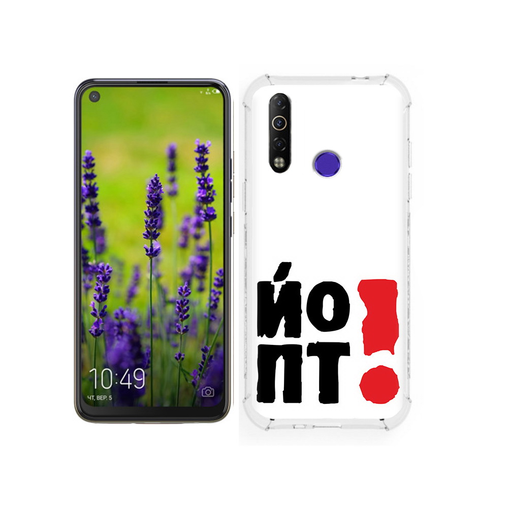 

Чехол MyPads Tocco для Tecno Camon 12 надписть абстракция, Tocco