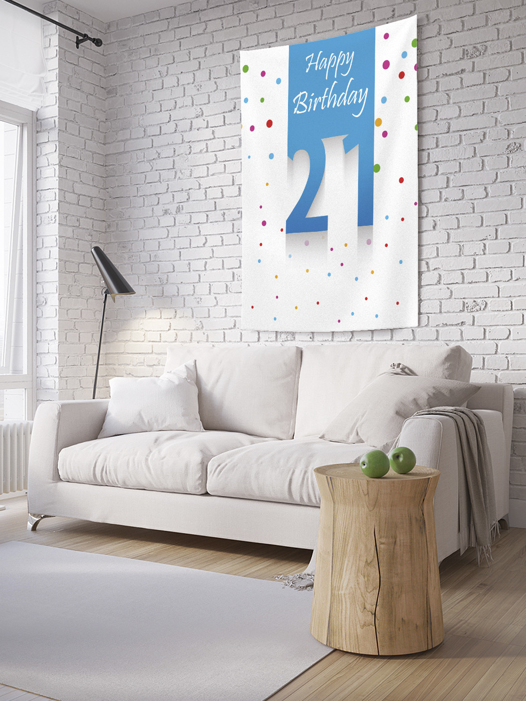 

Вертикальное фотопанно на стену JoyArty Вывеска на 21-летие 150x200 см, Вывеска на 21-летие