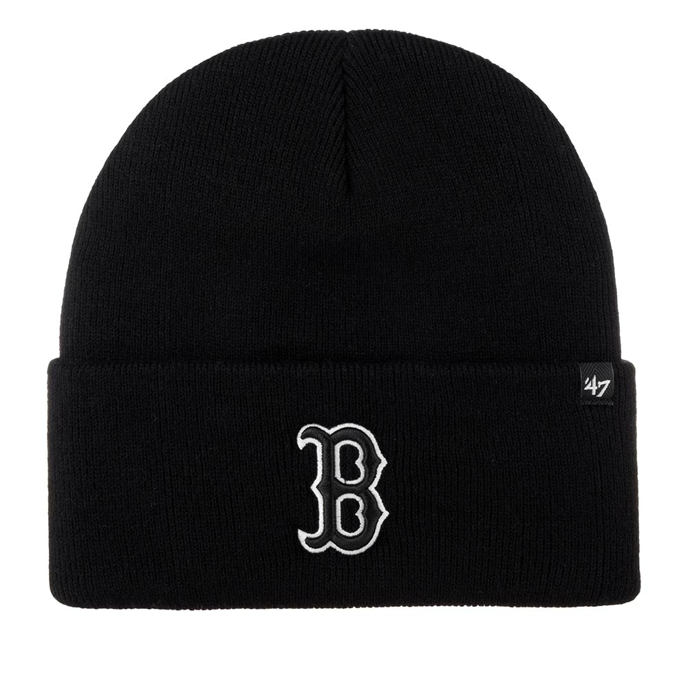 Шапка бини унисекс 47 BRAND B-HYMKR02ACE Boston Red Sox MLB черная/белая, one size