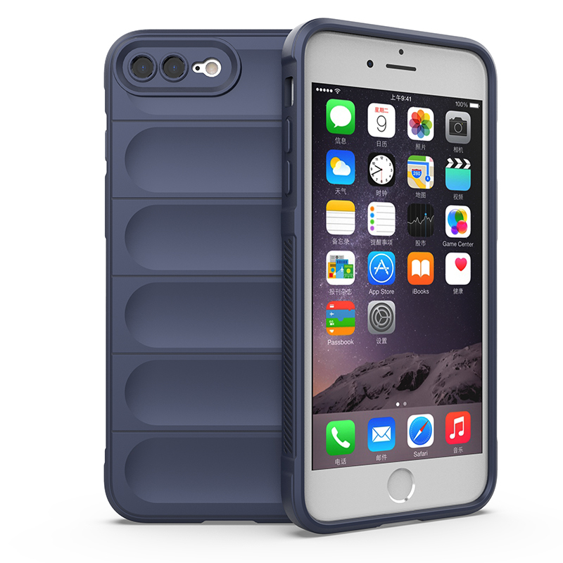 

Противоударный чехол Flexible Case для Apple iPhone 7 Plus / iPhone 8 Plus, синий, Flexible Case