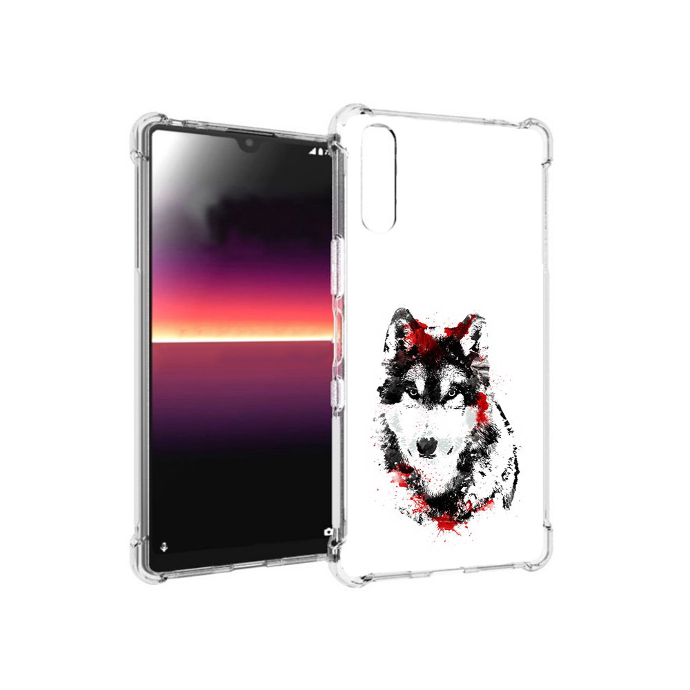 

Чехол MyPads Tocco для Sony Xperia L4 кровавый волк (PT227010.235.416), Прозрачный, Tocco