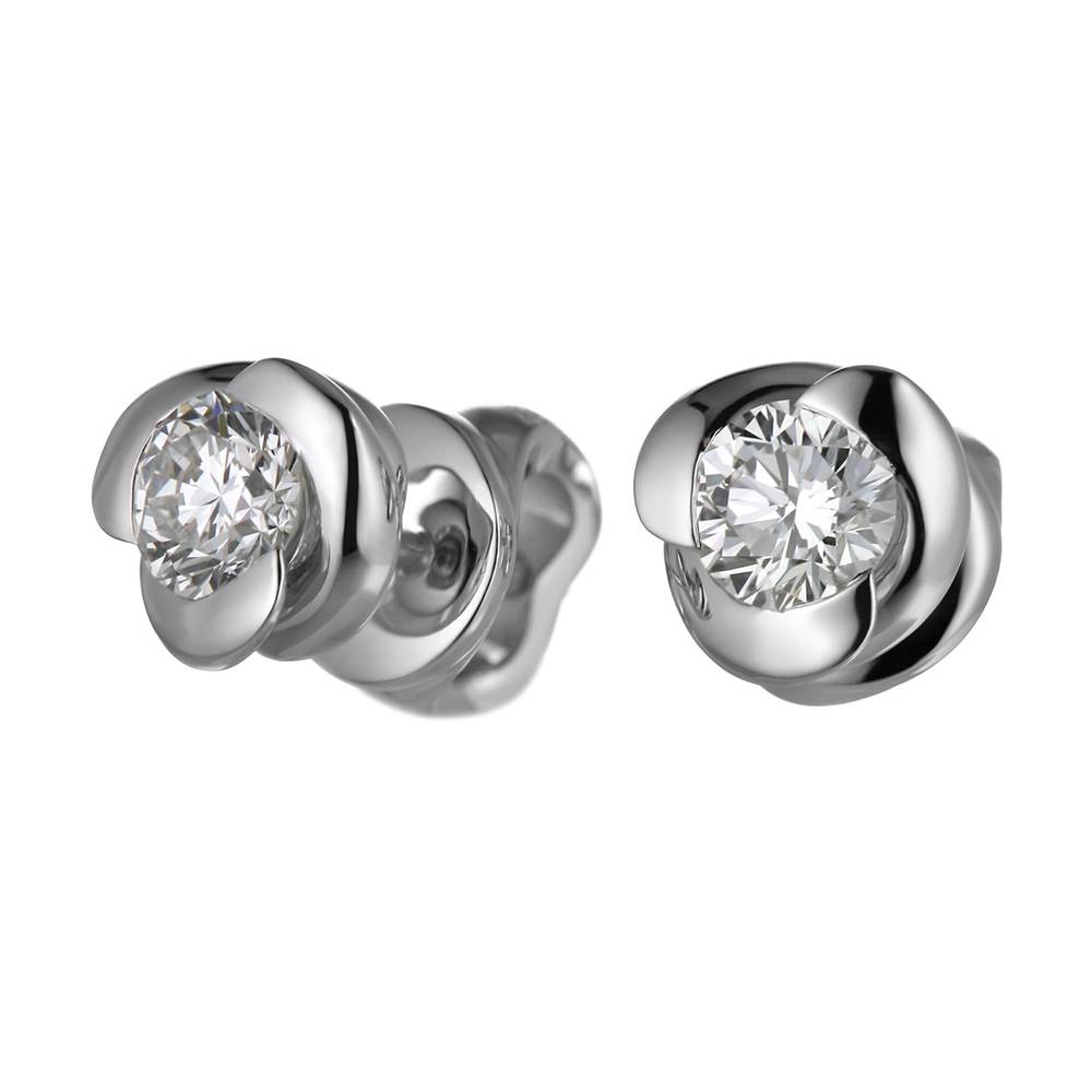 

Серьги из золота с бриллиантом ALROSA DIAMONDS 9C583E21S, 9C583E21S