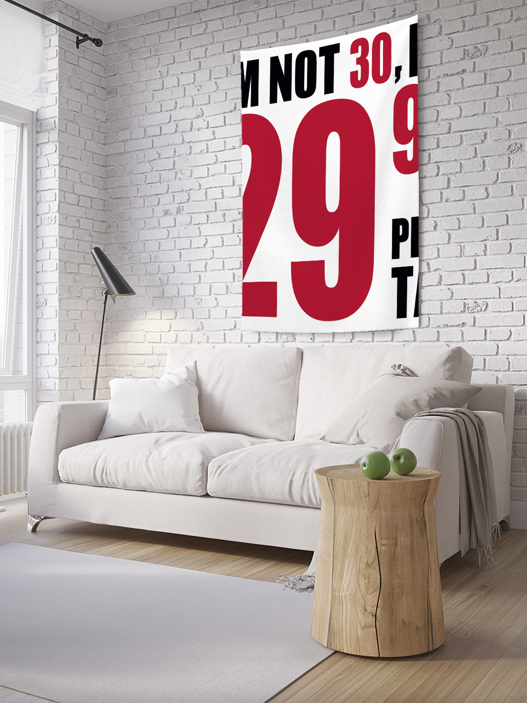 

Вертикальное фотопанно на стену JoyArty Розовые цифры 150x200 см, Розовые цифры