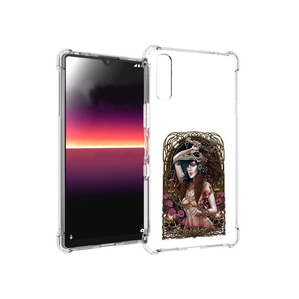 

Чехол MyPads Tocco для Sony Xperia L4 красивая девушка рисунок (PT227010.235.407), Прозрачный, Tocco