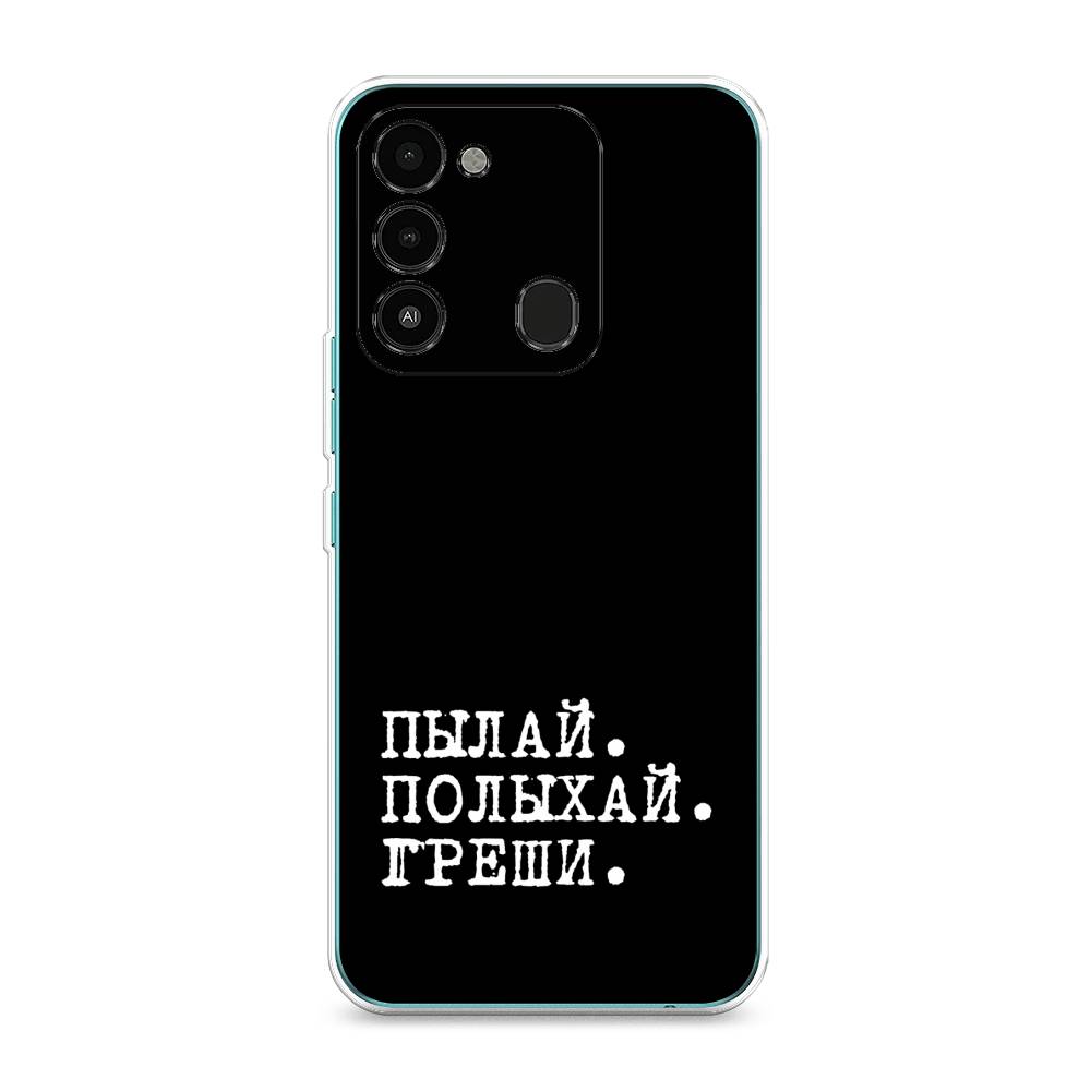 

Чехол Awog на Tecno Spark Go 2022/8С/9 "Пылай и греши", Разноцветный, 301250-6