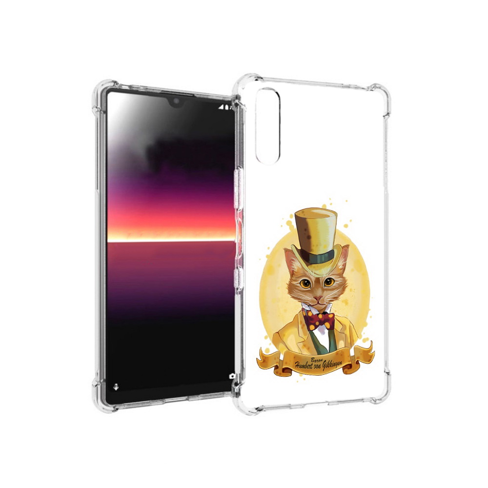 

Чехол MyPads Tocco для Sony Xperia L4 кот юрист (PT227010.235.401), Прозрачный, Tocco