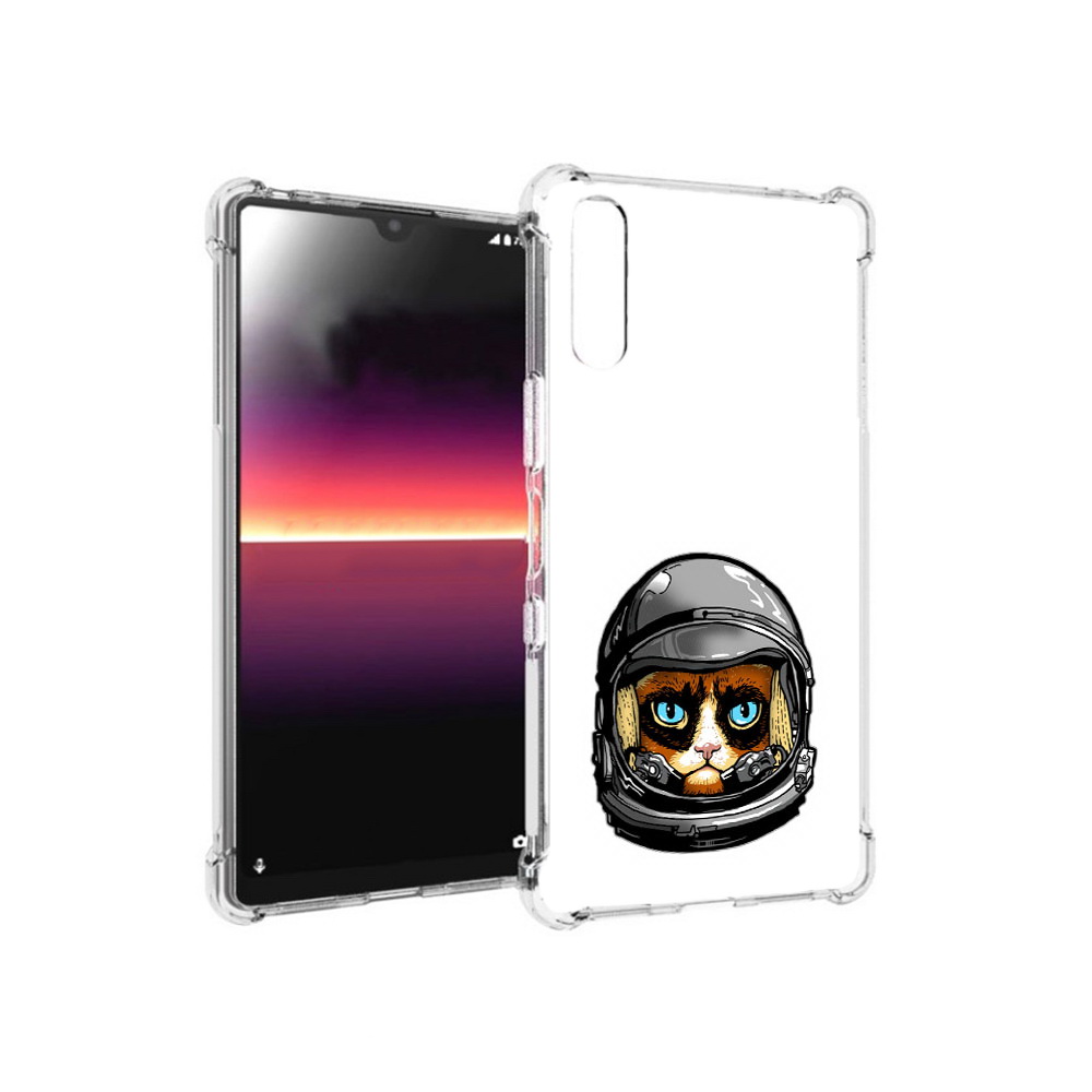 

Чехол MyPads Tocco для Sony Xperia L4 кот космонавт (PT227010.235.400), Прозрачный, Tocco