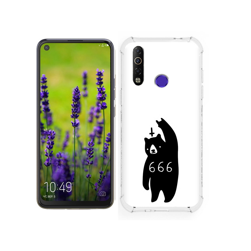 

Чехол MyPads Tocco для Tecno Camon 12 медведь 666, Tocco