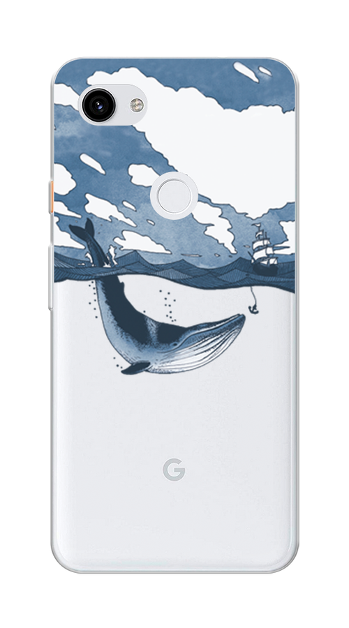 

Чехол на Google Pixel 3A XL "Большой кит", Синий, 270450-1