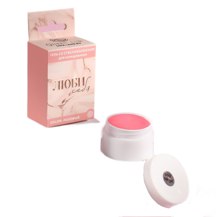 

Fiber Gel для наращивания ногтей «ЛЮБИ СЕБЯ», со стекловолокном, 15 гр 6247919