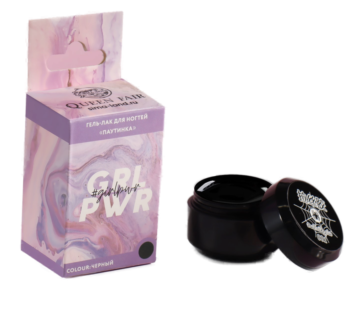 

Гель-паутинка «GRL PWR», трёхфазный, LED/UV, 8 гр, цвет чёрный 6247913, Черный