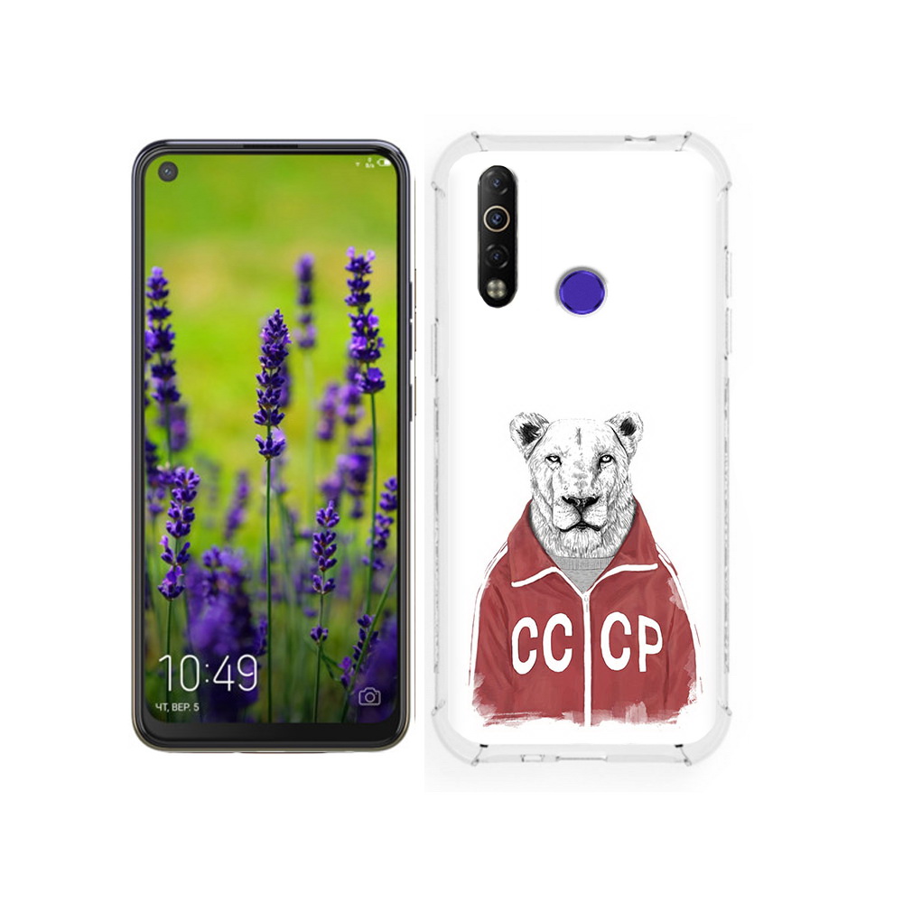 

Чехол MyPads Tocco для Tecno Camon 12 львица ссср, Tocco