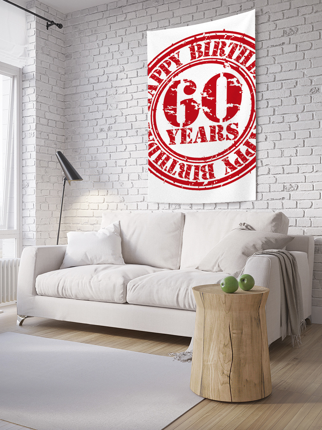 

Вертикальное фотопанно на стену JoyArty Печать 60-летия 150x200 см, Печать 60-летия