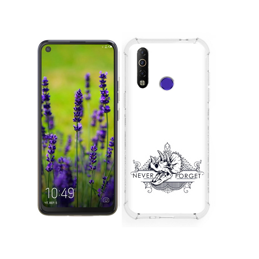 

Чехол MyPads Tocco для Tecno Camon 12 логотип носорога никогда не забуду, Tocco