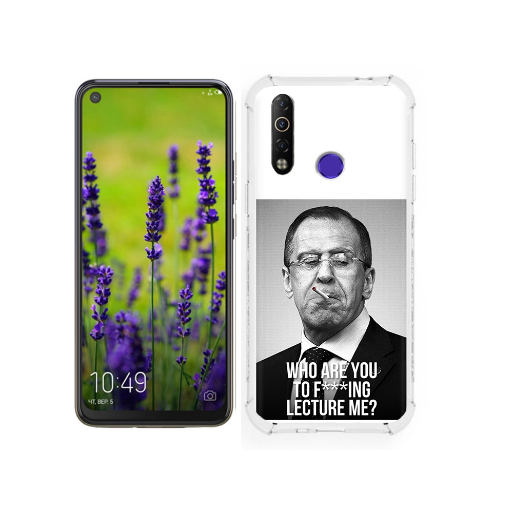 

Чехол MyPads Tocco для Tecno Camon 12 лавров, Tocco