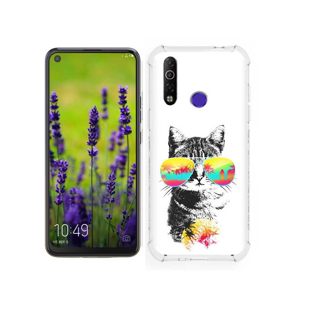 

Чехол MyPads Tocco для Tecno Camon 12 крутой кот, Tocco