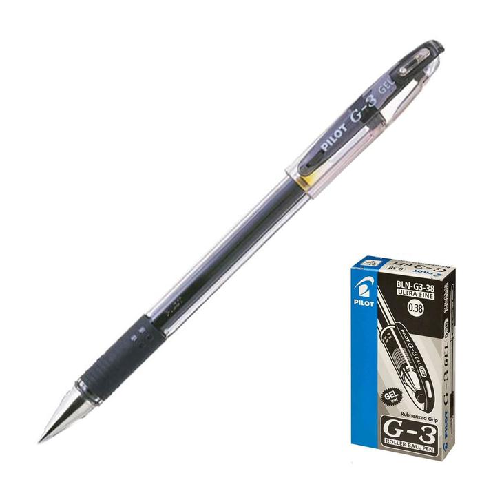 

Ручка гелевая Pilot G-3 BLN-G3-38, черная, 0,38 мм, 1 шт.