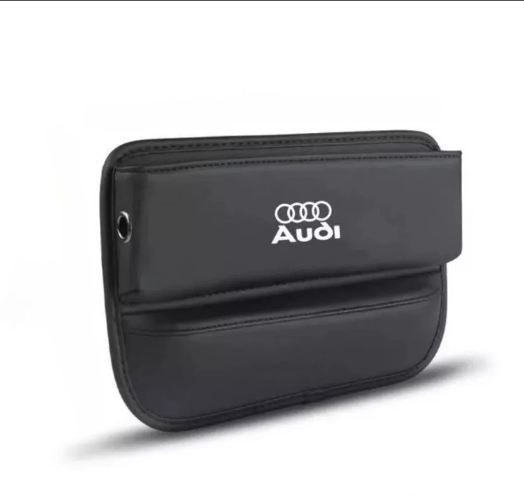 

Вставка-органайзер между сидений и консолью с логотипом Audi, Черный, Автоаксессуары