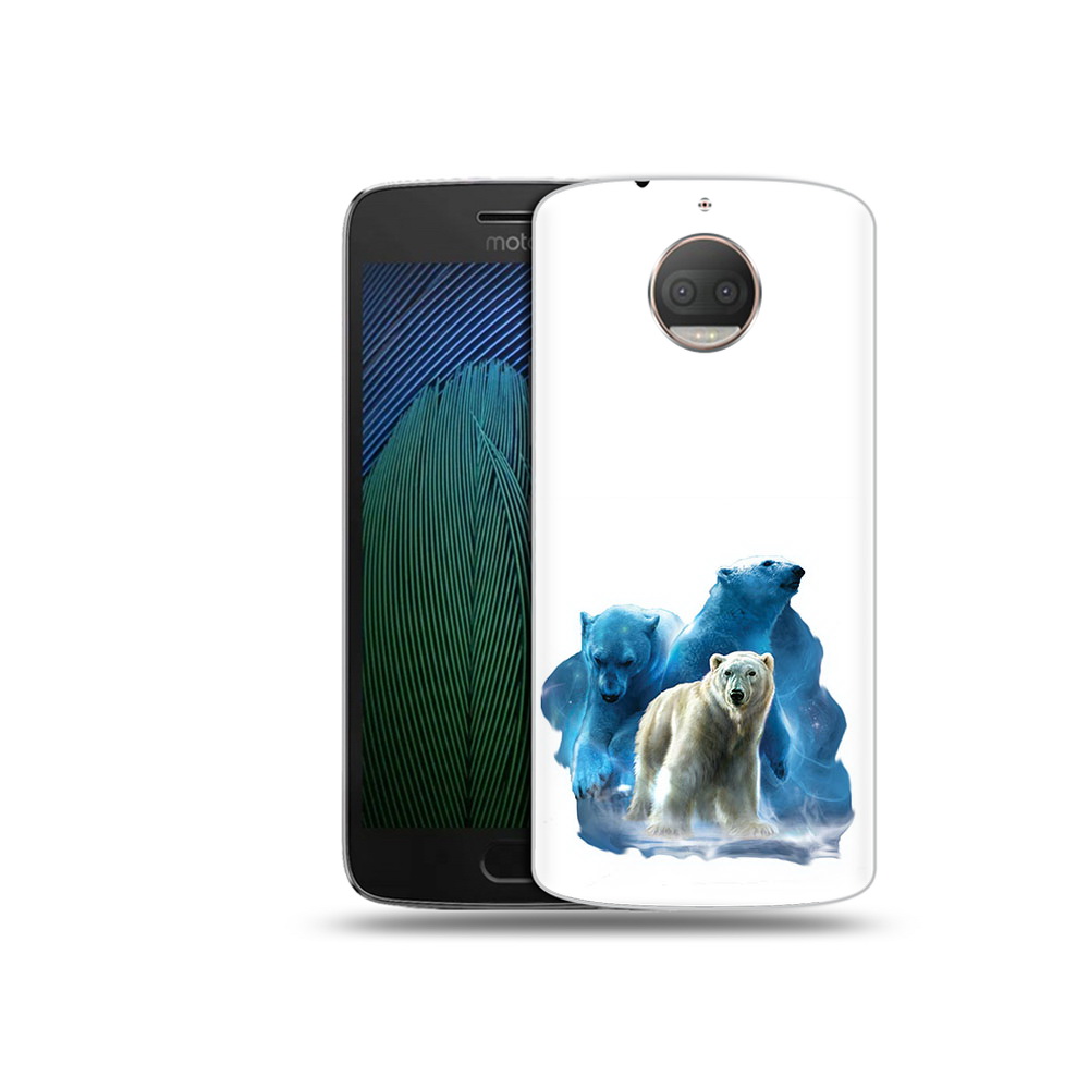 

Чехол MyPads Tocco для Motorola Moto G5S Plus полярный медведь (PT75337.377.549), Прозрачный, Tocco