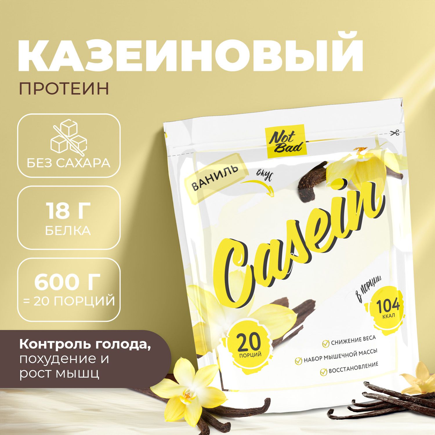 Протеин казеиновый NOTBAD Casein 