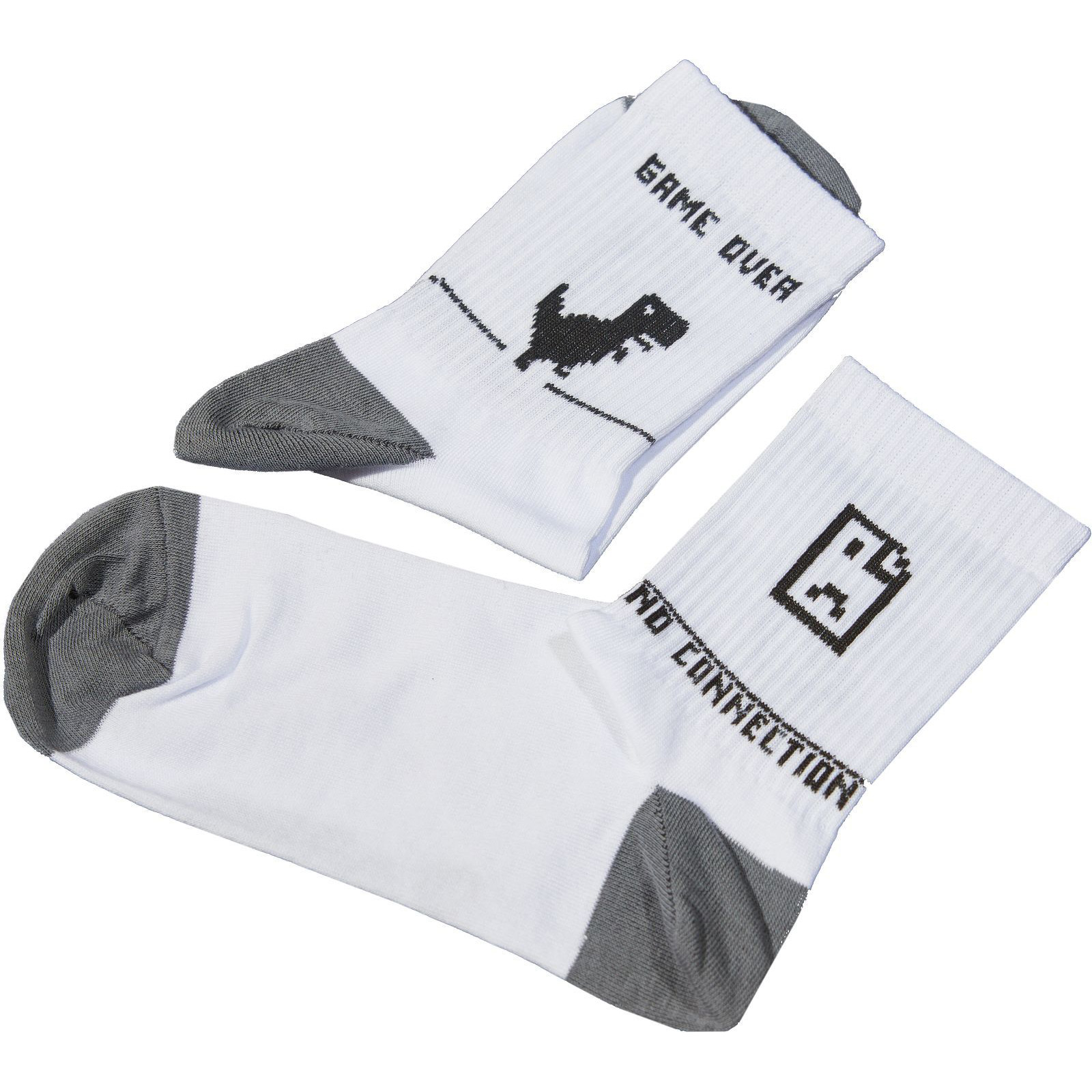 

Носки унисекс St. Friday Socks 505-2 белые; серые, Белый;серый, 505-2