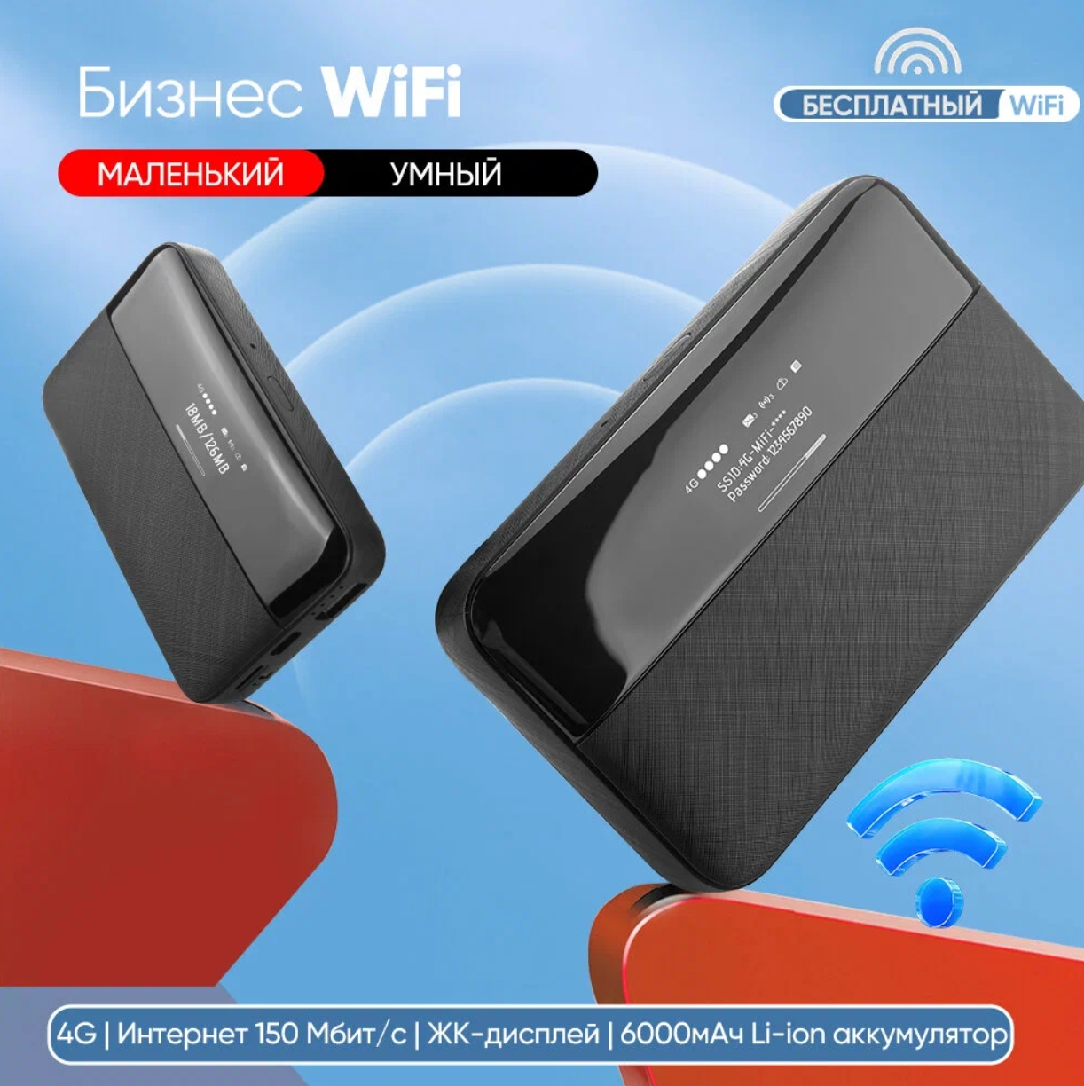 

Wi-Fi роутер с LTE-модулем FAFY (MC7)