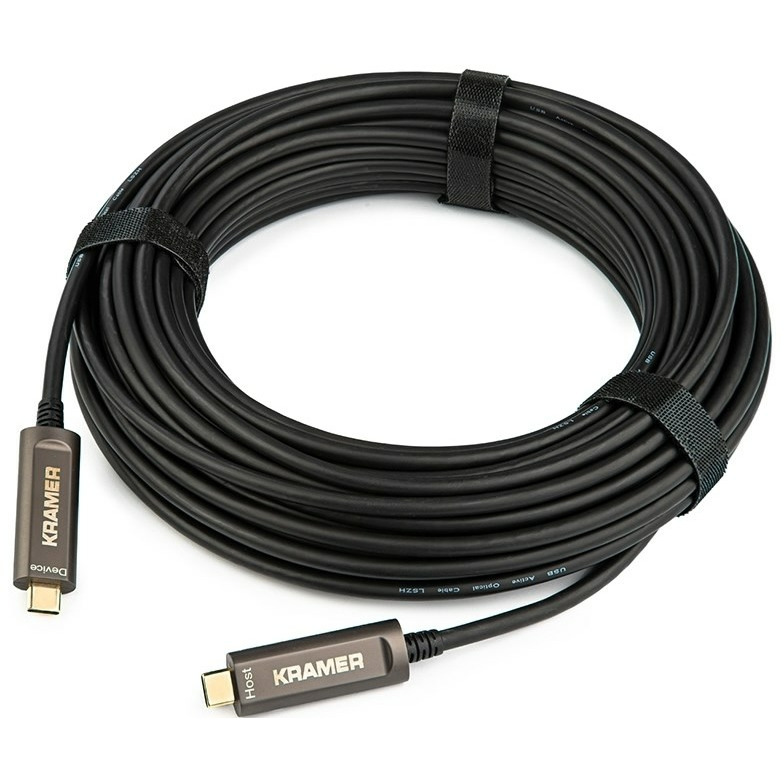 Кабель Kramer CLS-AOCU31/CC-15 4.6m USB Type-C - USB Type-C 4.6 м, черный