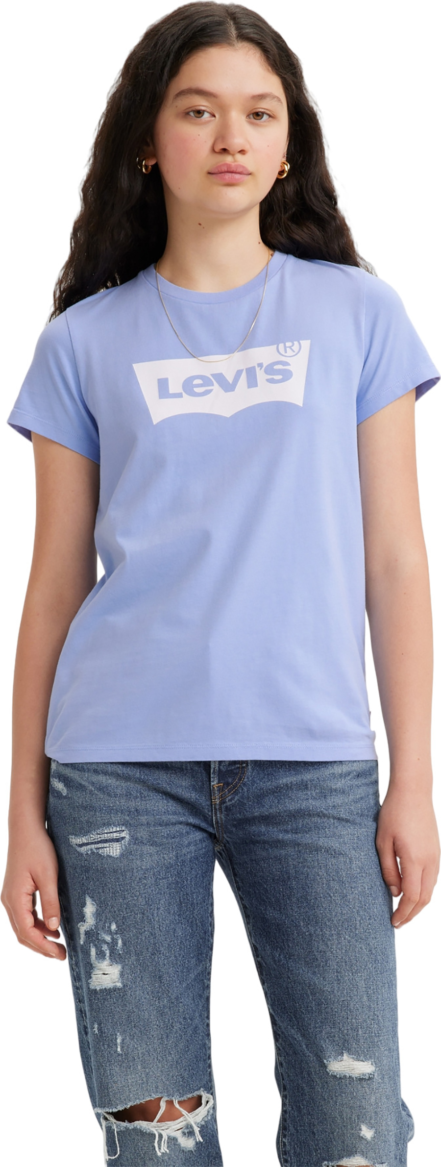 

Футболка женская Levi's 17369-2078 голубая S, Голубой, 17369-2078