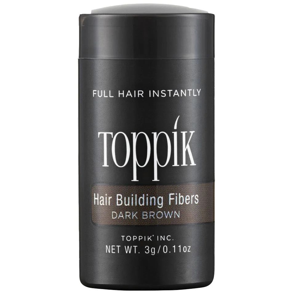 Пудра-загуститель для волос Toppik Hair Building Fibers Брюнет 3 гр 27 5g hair fiber keratin wig reborn powder filled bag hair loss care products thickening spray hair building fiber men and women