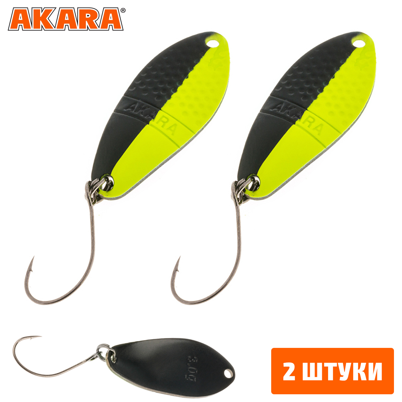 

Блесна колеблющаяся Akara Trout Time Namida 3,5гр. 81 (2 Штуки), Namida 3,5