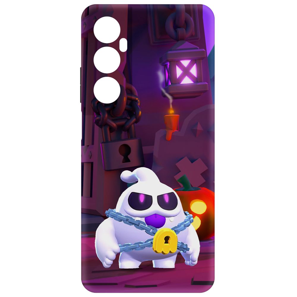 

Чехол Krutoff для Realme C65 Brawl Stars - Призрак Скуик