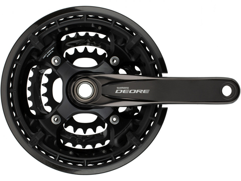 

Система Shimano Deore FC-T6010 3x10ск (48/36/26T, 175 mm, защита), Черный